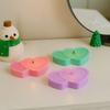 Heart Shape Silicone Candle Molds Heat Resistant for Making Candle Soap Chocolate Valentine's Day Gift and Resin Casting