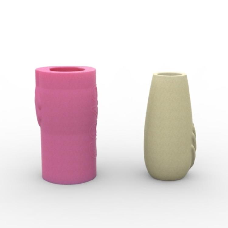 Resin Vase Mold Flower Vase Molds Silicone Flowerpot Mold Human Face Shape Ornament Molds for Hand-Making Flowerpot
