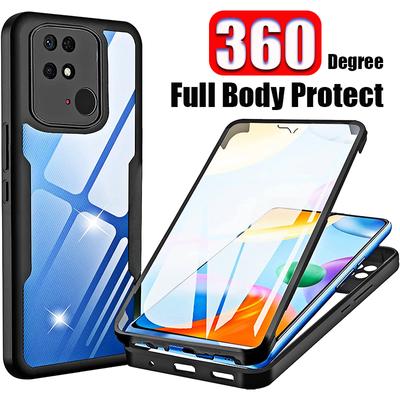 360 Degree Full Body Protect Colorful Armor Phone Case Cover for Realme 7 8 9i 8i 9 Pro+ 5G XIAOMI 12T Pro 10 11 Lite Redmi 10C Note 9 10 11 Pro+ 4G