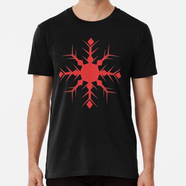 Red Christmas Snowflake T Shirt Holiday WintT-Shirt S-5XL Best T-Shirt