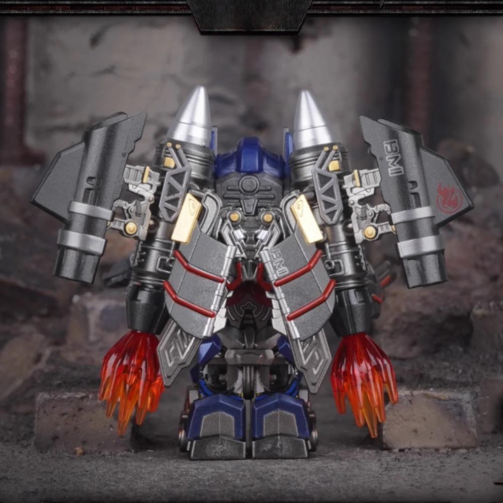 BRICK MAN Válečník z cihel Konvoj Stavebnice BRICKMAN Transform Robot Optimus Mini Akční figurka Hračky