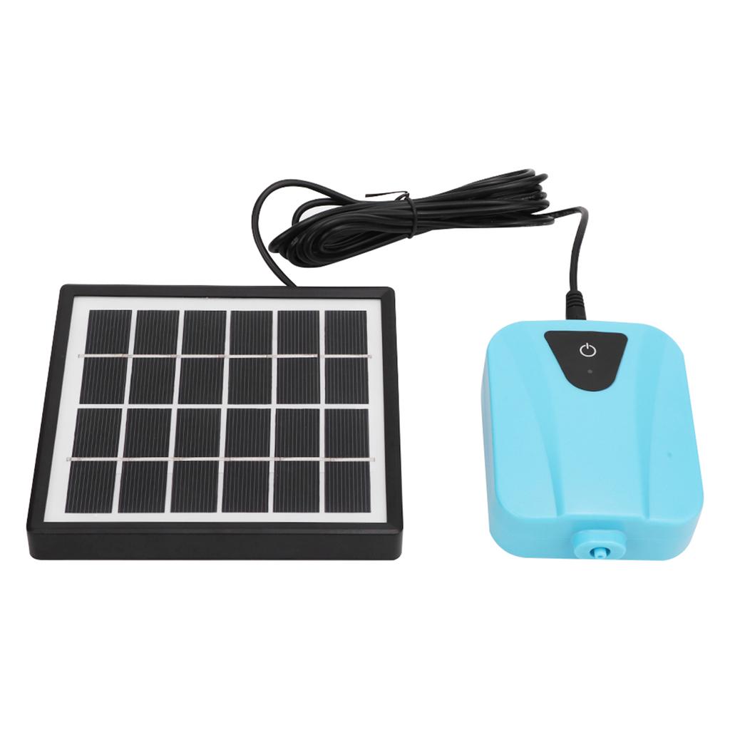 AP003 Solarbetriebene Luftpumpe AC DC Duale Nutzung Solarbelüfter Sauerstoffpumpe für Aquarien