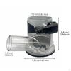 Router Dust Collection Base Thickened PC Material Transparent Trimmer