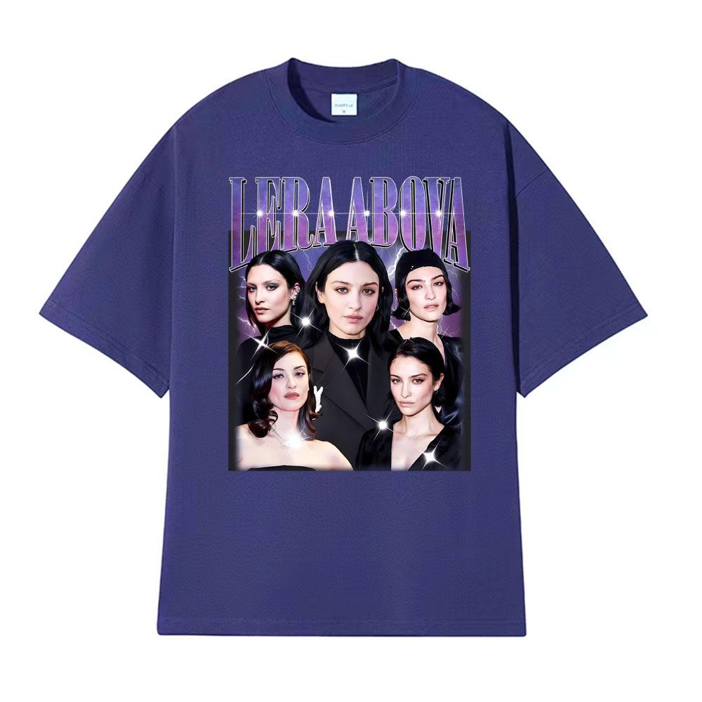 Lera Abova Vintage Graphic Tshirts Mens Women Clothing Fashion High Street T Shirt Hot Sale Oversized Cotton Comfort T Shirts
