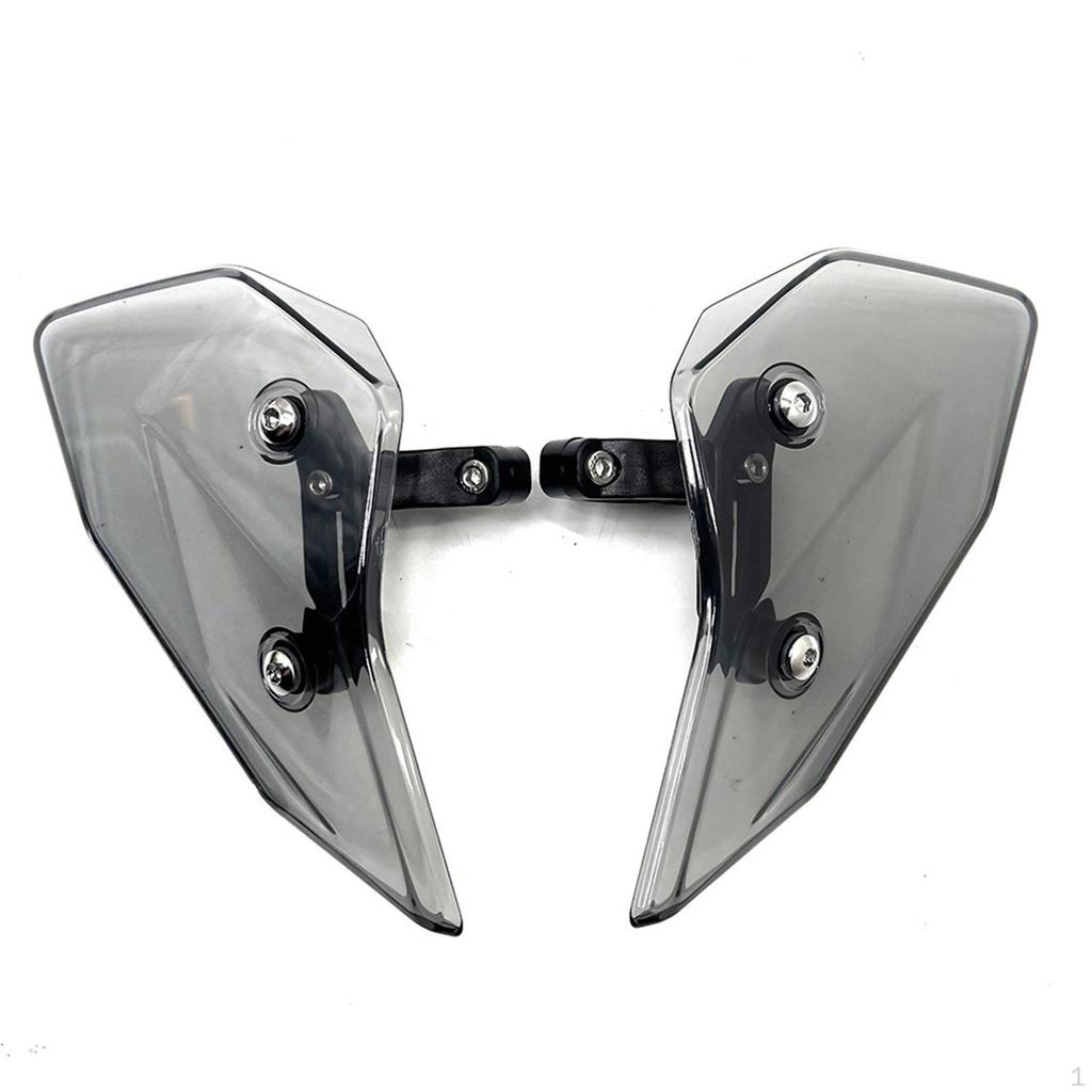 2 Pieces Motorcycle Side Wind Deflector Windscreens Motorbike Windshields Parts Premium Screen