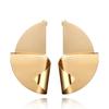 New Personality Metal Drop Earrings for Women Irregular Exaggerated Gold Geometric Hollow Butterfly Earrings pendientes