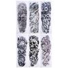 6pcs Full Arm Tattoo Sticker Temporary Waterproof Fake Tattoos Stickers for Women Men