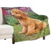 Roter Cockapoo Welpe Wurfdecke lustiges Geschenk Dekorative Sofa für Sofa Steppdecke Einzelbett Mittwoch Decken