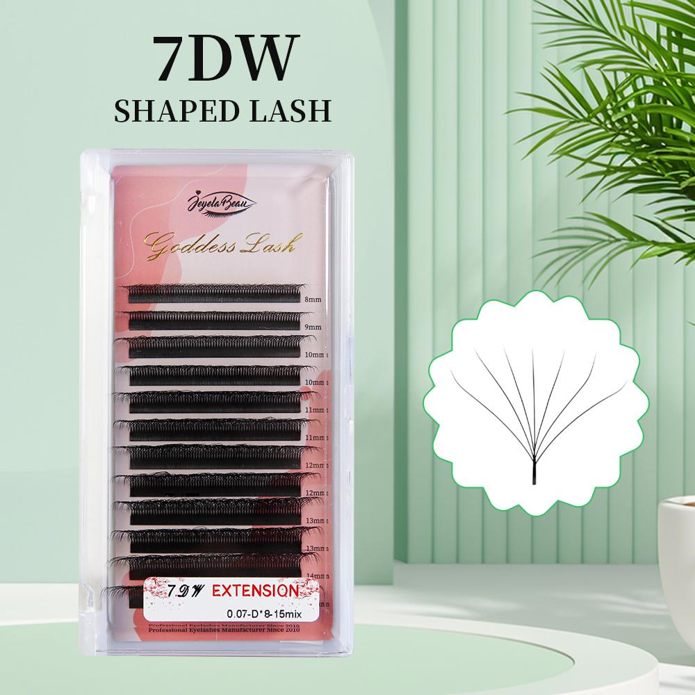 Goddess W Eyelash Extension 2D/3D/4D/5D/6D/7D/8D W Fake Lashes 0.07 C D M/LU Premade Volume Fans Individual Eyelashes