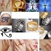 Ring Ancient Egypt Egyptian Symbol Ankh Eternal Life Cross Eye Horus Key Life Amulet Talisman Protect Health Charming Accessories