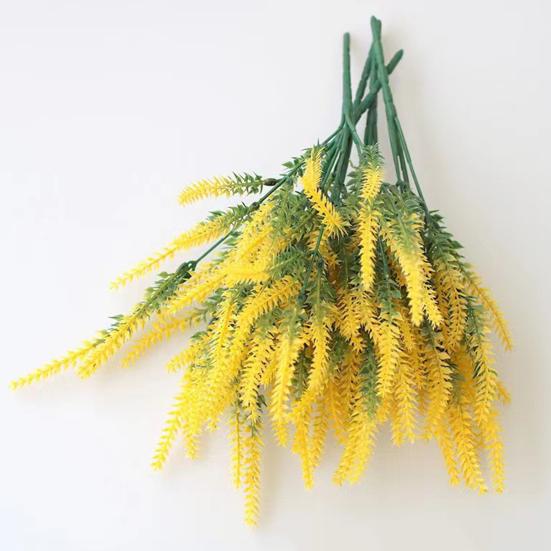 2Pcs Simulated Flowers High Simulation Bright Layered Bouquet No Withering Fading Fake Flower Home Office Decor