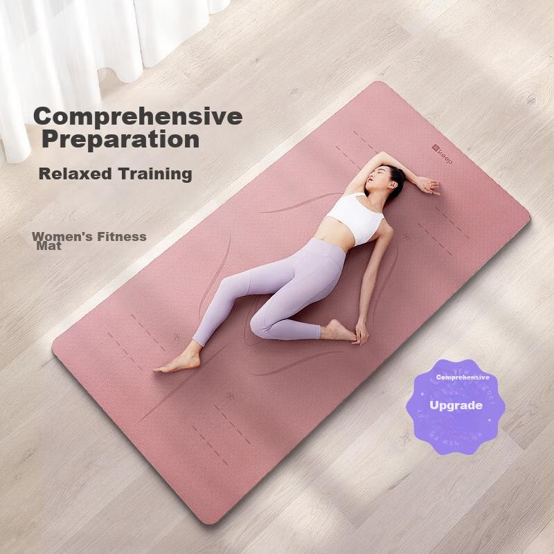 Keep Yoga Mat, Widened And Lengthened Fitness Mat, 200*100cm, Non-Slip, Shock-Absorbing, Exercise Training Mat, 12mm Thick