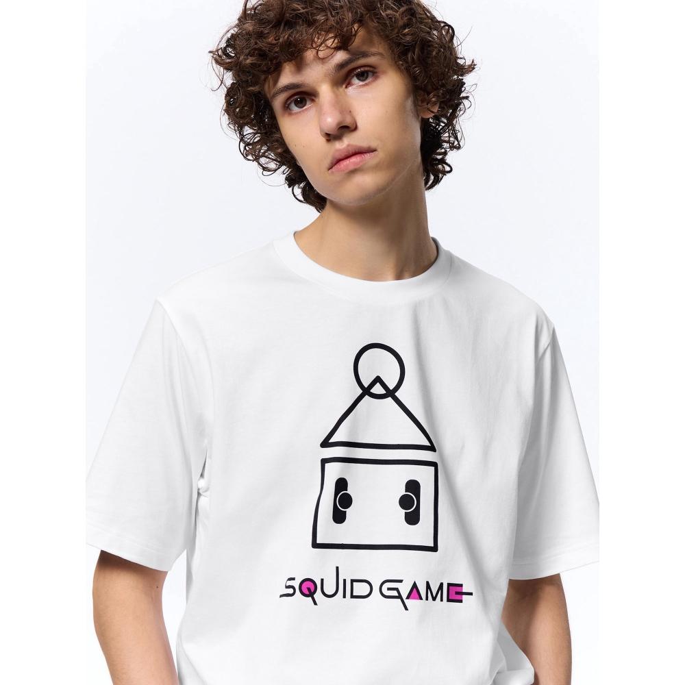 

Gu By Uniqlo Graphic T neTflix Series Игра в кальмара 00 WHITE/XXL
