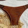 Women S Color Block Sexy Lace Up Bikini Set Beach Swimwear