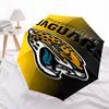 Printed Jacksonville Jaguars logo Folding Umbrella,Outdoor,Leisure,And Travel Umbrella,Durable Umbrella Fabric,Birthday And Holiday Gift