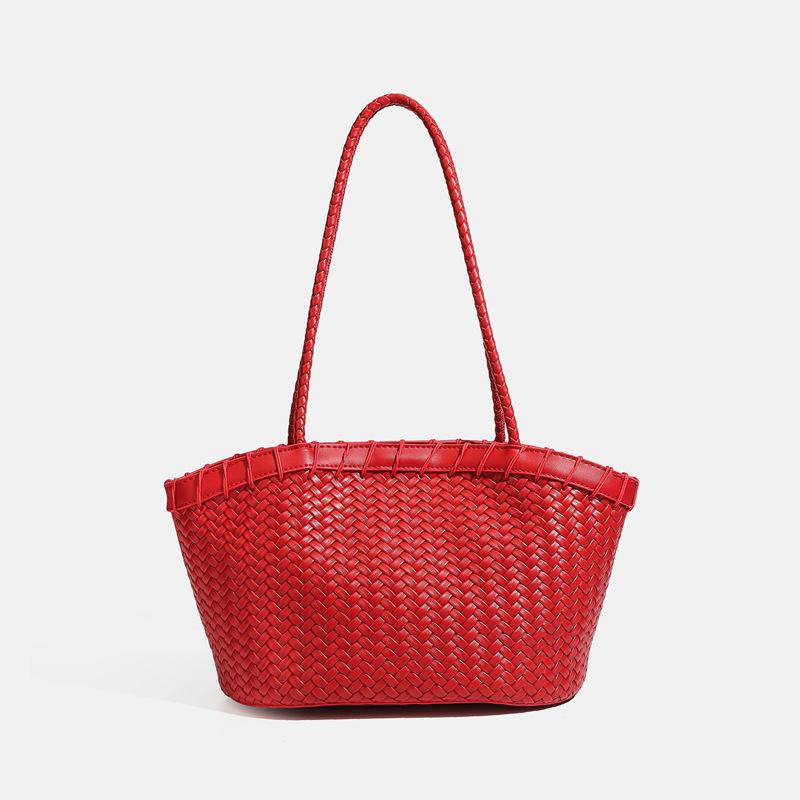 Borsa Cesta per Verdura Portatile - Elegante Borsa a Spalla da Pendolare Stile Guscio