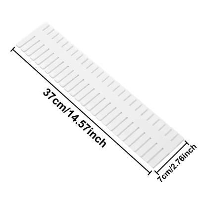4/8/12PCS Drawer Organizer Adjustable Drawer Dividers Detachable Plastic Partitions Storing Underwear Socks Cosmetics Stationery