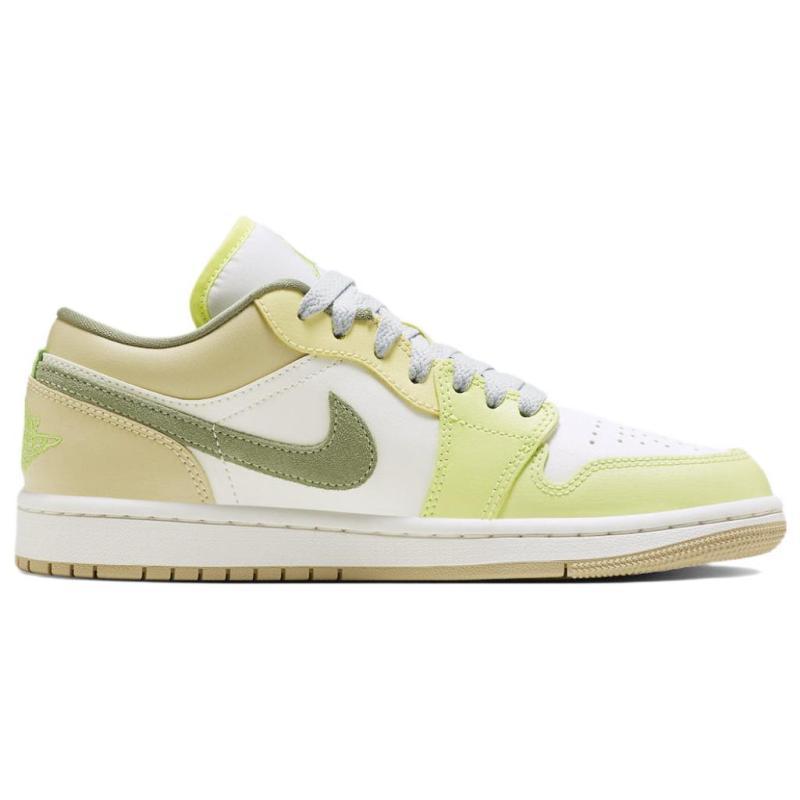 Jordan 1 Low Sail Weiß Ölgrün Damen Jordan FD9906-131
