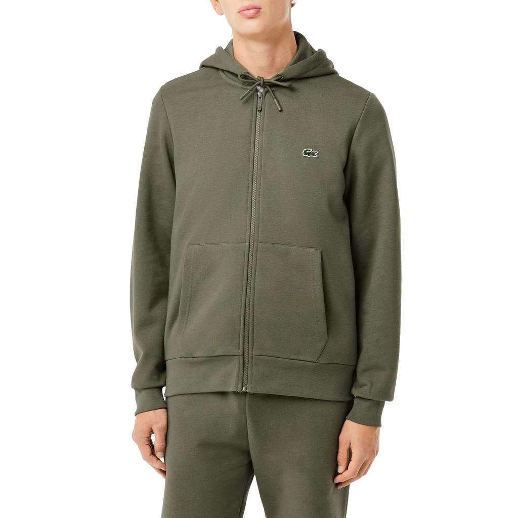 Lacoste Men's Organic Cotton Full Zip Hoodie