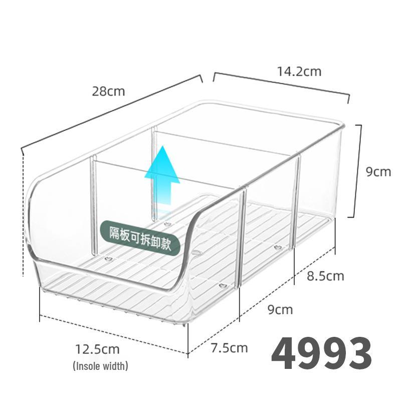 Food Grade Transparent Refrigerator Storage Box for Fresh Vegetables