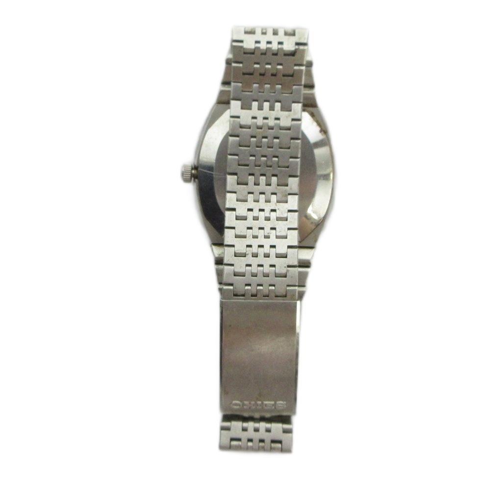 SEIKO Emblem Vintage Antique Watch Automatic with Date Calendar Silver Color 2418-3020