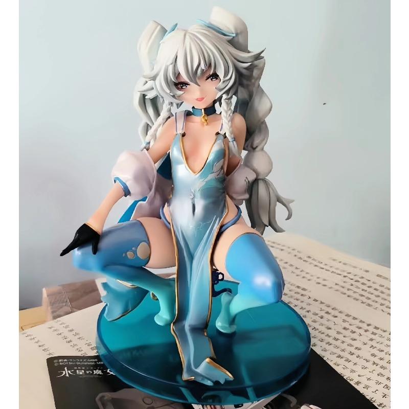 Anime Girls Frontline Cuique Mei Figur - Hockende Haltung Doppelte Zöpfe Schönes Modell Fahrgestell Ornament Sammlerstück Geschenk