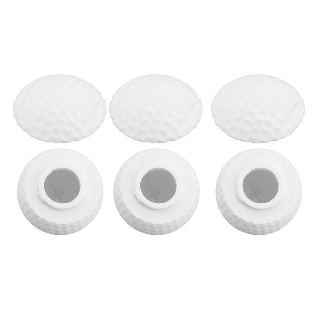 3pcs Golf Shaped Shot Glasses Plastics Easy To Clean 1.5 Oz Capacity Novelty Shot Glasses with Screw Lid for Outdoor Party