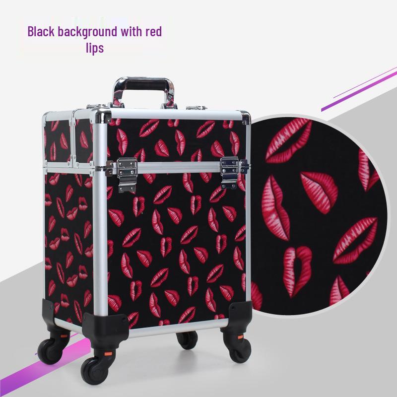 Professional Multi-Layer Aluminum Rolling Makeup & Beauty Tool Case