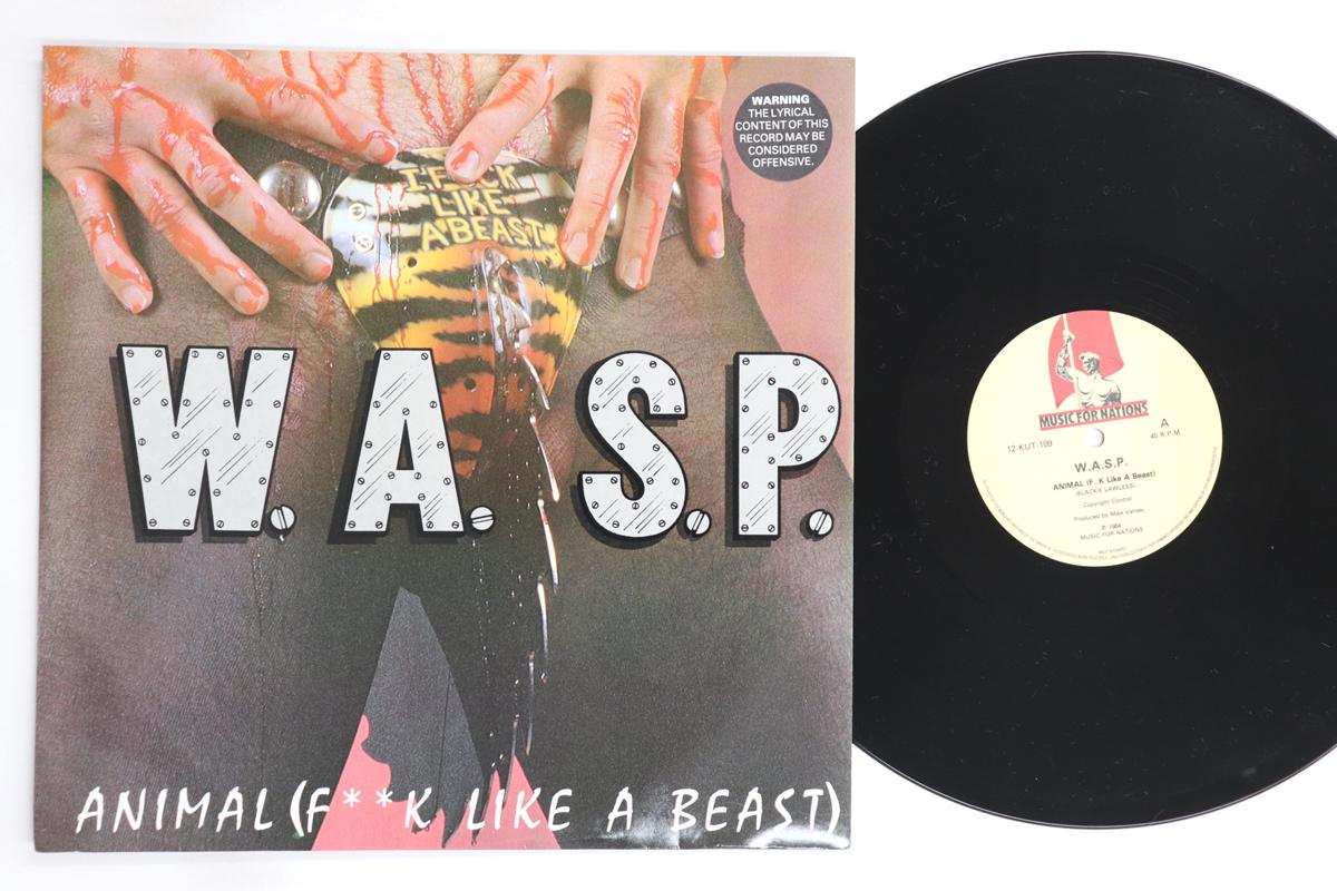 

12inch Record W.A.S.P. - Animal (F**k Like A Beast) / Show N 12KUT109 MUSIC FOR NATIO 1984 UK Metal Used