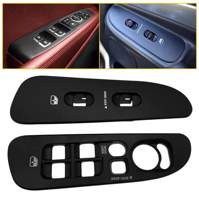 2Pcs For 2002-2010 Dodge Ram 1500 2500 3500 Door Window Switch Bezel Cover Black