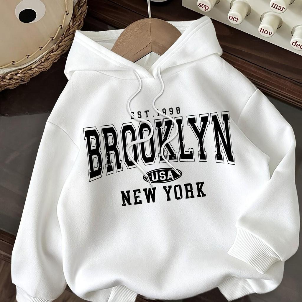 Women's Brooklyn Style Hoodie - Long Sleeve & Drawstring