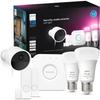 Kit de démarrage - Philips Hue - Secure - Inclus : 1 caméra filaire + 2 capteurs de contact + 2 ampoules connectées + 1 pont