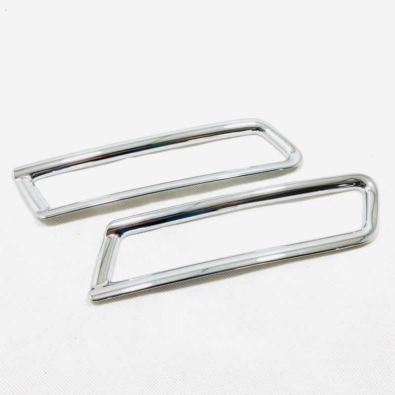 For Ford Territory Front Rear Fog Light Lamp Frame Panel Cover Foglight Trims ABS Chrome Car Accessories