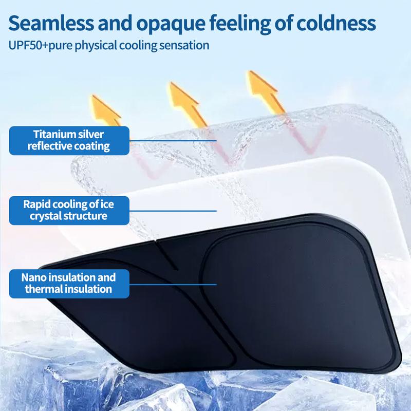 Car Sunshade Umbrella Parasol Cars Front Windshield with 360°Rotation Bendable Handle Car Sunshade for Summer Outdoor Protection