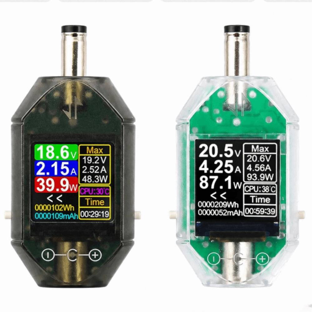 ABS DT550 DC Power Meter DC5.5*2.5 Barrel Port High Precision Chip DC Current Detector Compact Mini Size