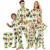 Christmas Print Cute Family Set Pajamas, Home Clothes, Family Set Long Sleeve Top Pants Set
