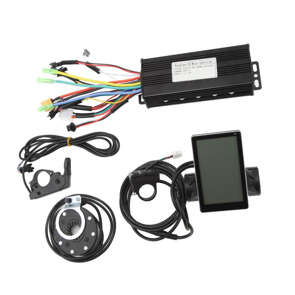 30A Sinewave 3 Modes Motor Controller LCD M5 Display Panel Thumb Throttle Electric Bike Lithium