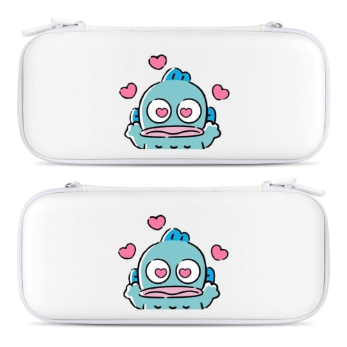 Witch Hangyodon Case/Romper for Switch/Switch OLED Models, Waterproof, Dustproof, and Stain-Resistant, Holds 15 Game Cards, Shockproof, and Includes S