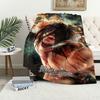 Anime A-Attack O-On T-Titan L-Levi E-Eren Blanket Plush Nap Sofa Rug for Living Room Office Bedroom Birthday Travel Kid Gifts