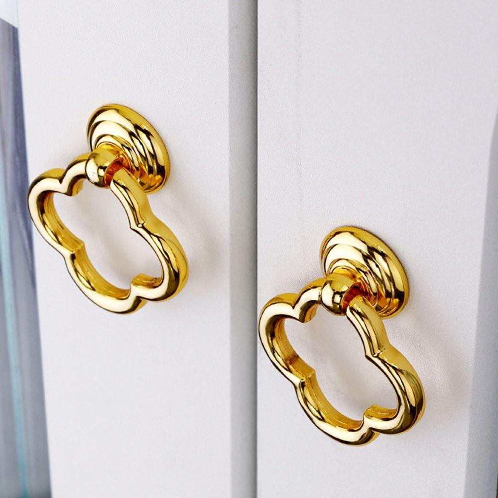 

Multi-purpose Four Leaf Clover Cabinet Knobs Multifunctional Drawer Pulls Door Knob Kitchen style 3