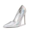 Wedding Shoes Princess Temperament Pointed Head Stiletto High Heels Large Size  35-46  15cm Heel WZ