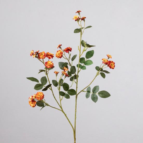 Yousheng Artificial Flowers Multi-Head Rosette Realistic Silk Fake Flowers Indoor Outdoor Decor Weddings Events Photography