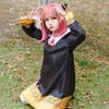 Ania Fujie Cosplay Costume, Spy House Anime Party Cosplay Complete Performance Set, Halloween Party Costume
