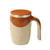 Wiederaufladbare automatische Rühr-Kaffeetasse Edelstahl Magnetisch Rotierend Batterie Getränkemischer Tasse