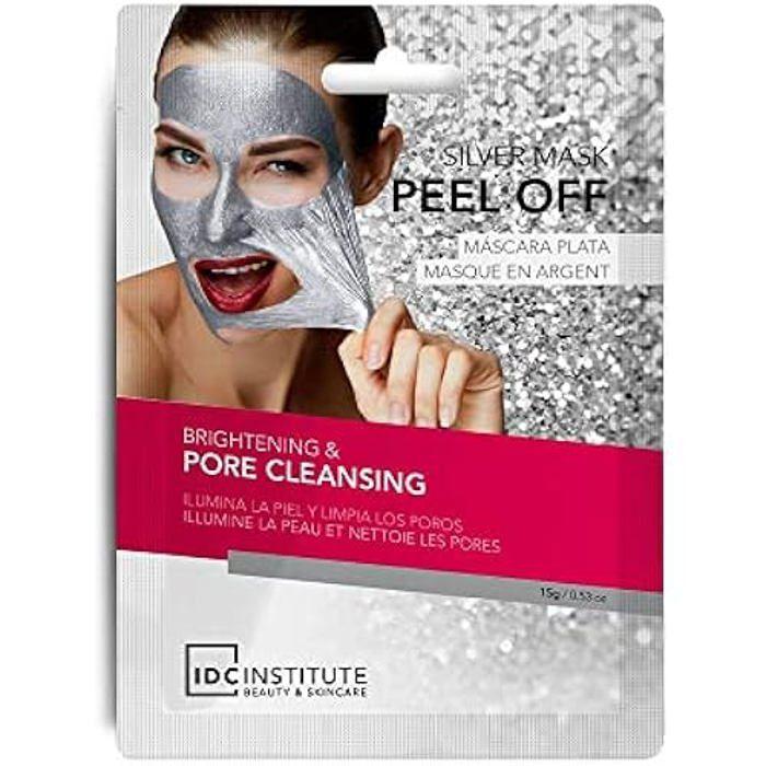 Masque - IDC - Silver Mask - 15Gr - Resserre les pores - Exfolie - Contient du collagène