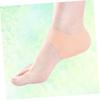 Silicone Heel Protector with Moisturizing Gel Sleeves for Dry Cracked Heels and Callus Prevention