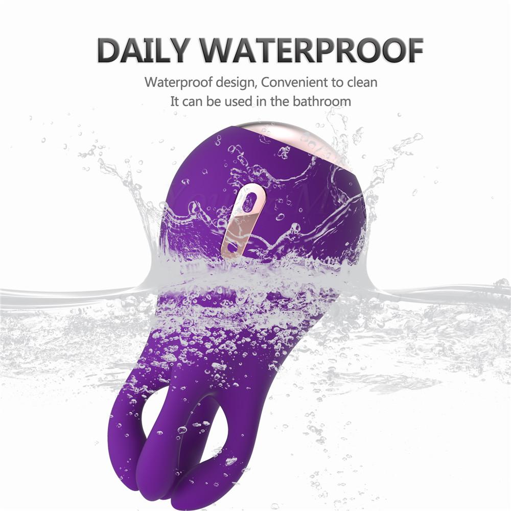 10 Speeds Rabbit Vibrator Masturbator Vibrating Nipple Clamp Clitoris Stimulator Labia Clip Massager Adult Sex Toys For Women