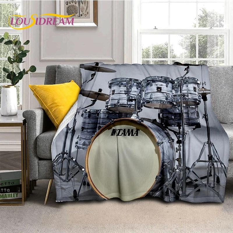 3D Musikinstrumente TAMA Schlagzeug Schlagzeug Set Decke, Weiche Überwurfdecke für Zuhause Schlafzimmer Bett Sofa Picknick Reisen Büro Abdeckung Geschenk