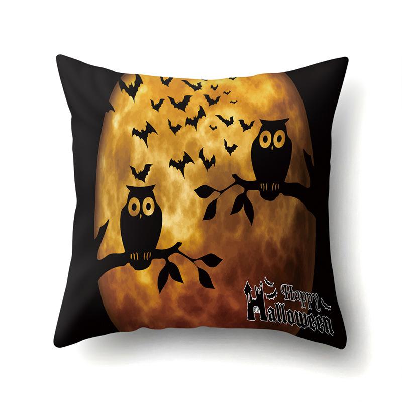 Halloween Kissenbezug Auto Lendenkissen Kürbis Sofa Kissenbezug Büro Zuhause Wohnzimmer Kissenbezug