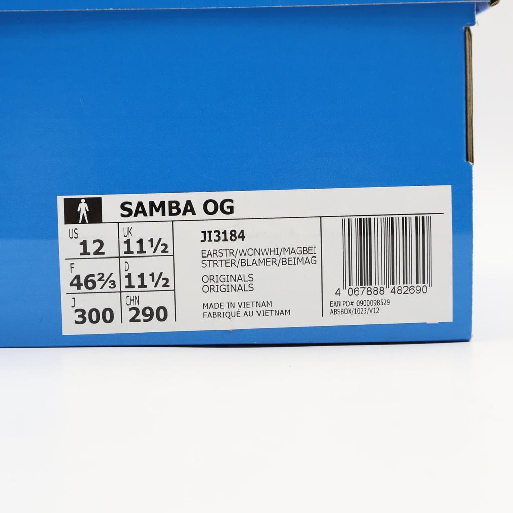 JI3184 adidas Originals Samba OG Earth Strata Wonder White Magic Beige (Men's)